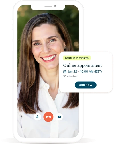 Placeholder phone screen for virtual specialist care